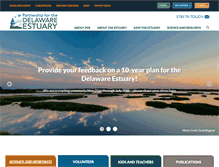 Tablet Screenshot of delawareestuary.org